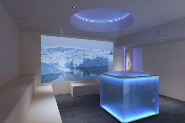 Gletscher-Eis-Lounge