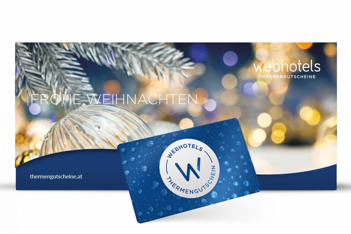 Thermengutscheine Geschenkkuvert Weihnachten